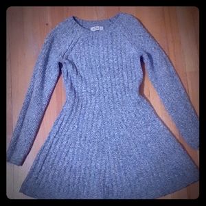 Hollister Knitted Grey Sweater Dress